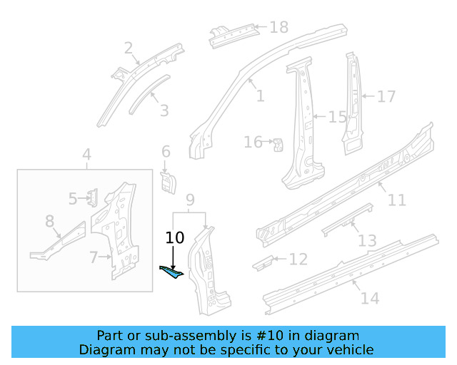 Front Reinforced 3G8-810-240 - View 2