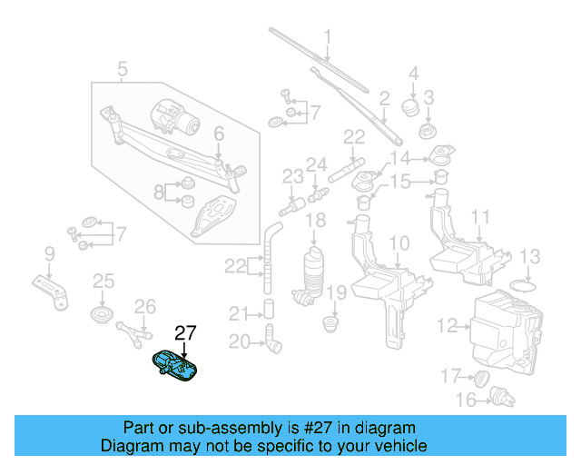 Washer Nozzle 3C8-955-988-9B9 - View 4