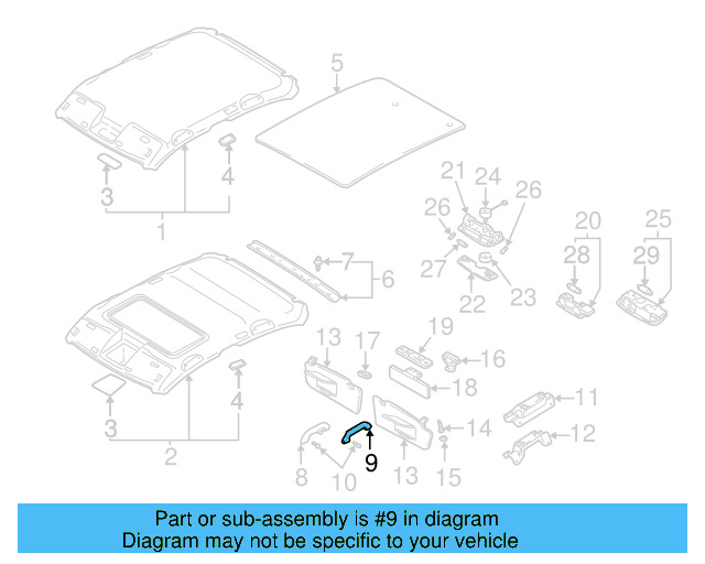 Grip Handle 3B0-857-607-Y20 - View 33