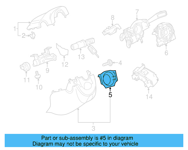 Cylinder Bezel 1K0-905-869-A-9B9 - View 19