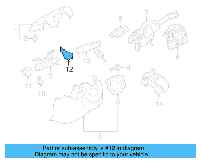 Cylinder Bezel 1K0-905-869-A-9B9 - View 18