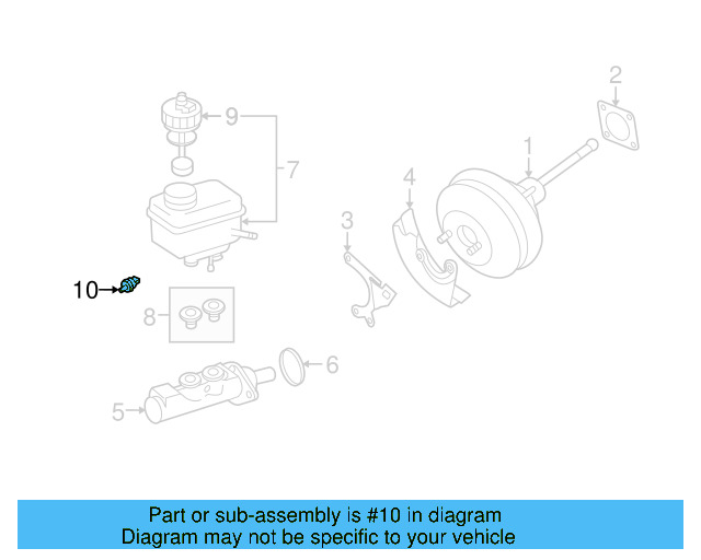 Thrust Sensor 1J0-907-597-A - View 8