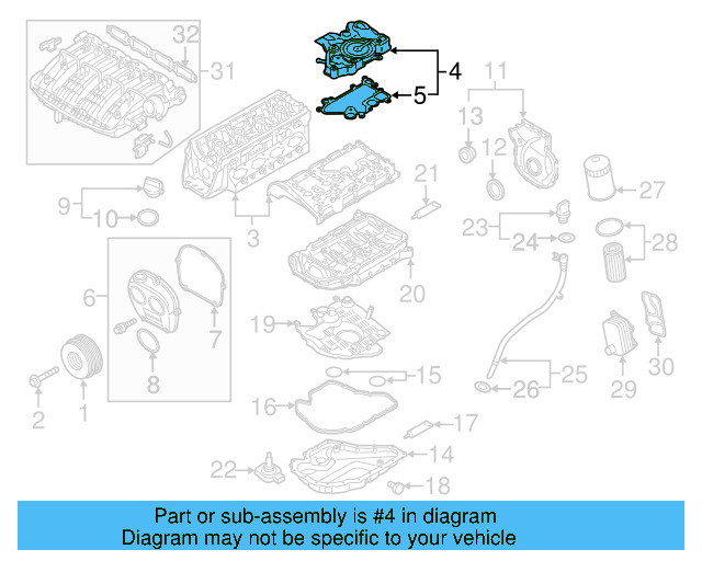 Engine Crankcase Vent Valve 06K-103-495-AP - View 9