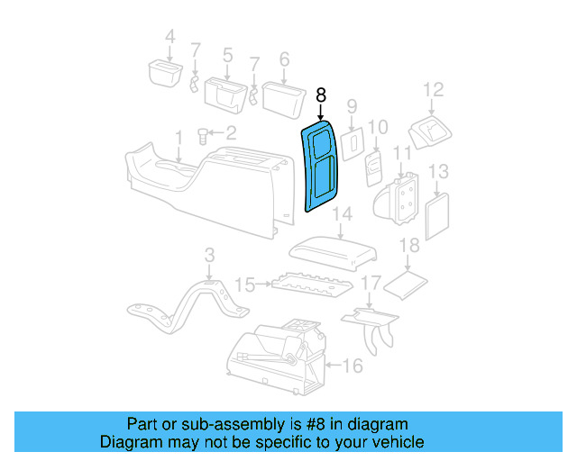 Trim 8D0-863-269-71N - View 3