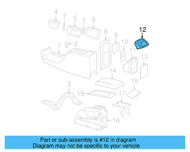 Armrest 3B0-864-245-85J - View 4
