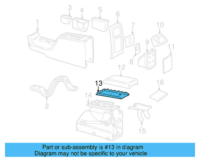 Armrest Cover 3B0-864-249-B41 - View 3