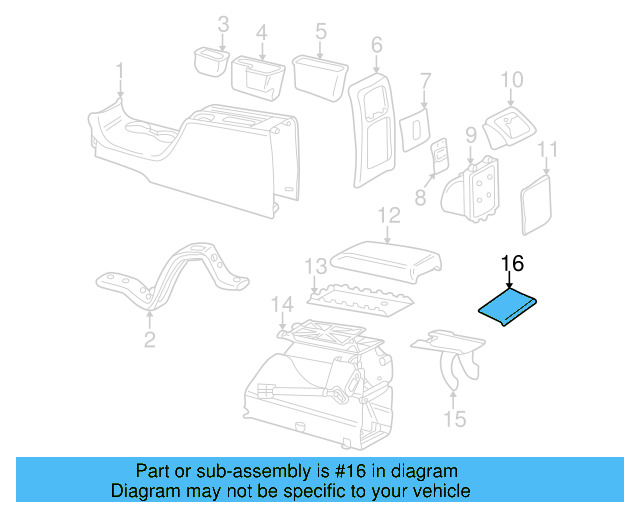 Hinge Cover 3B0-864-249-C-A94 - View 3