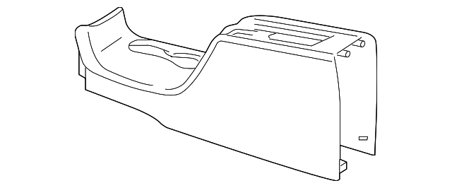 Center Console 3B1-863-323-C-7DE - View 3