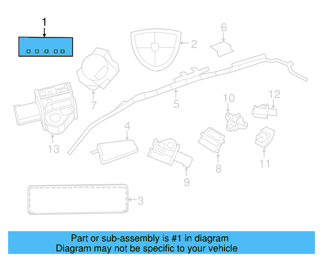Passenger Inflator Module 7B0-880-204-C - View 3