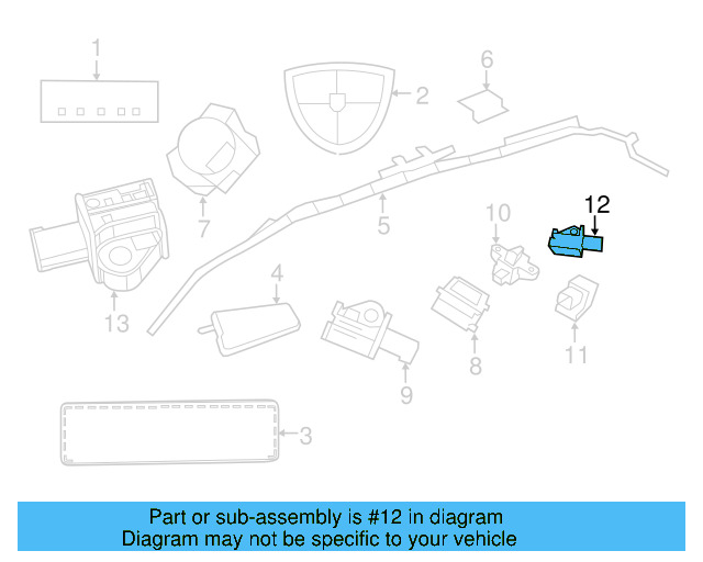 Impact Sensor 7B0-959-651 - View 5