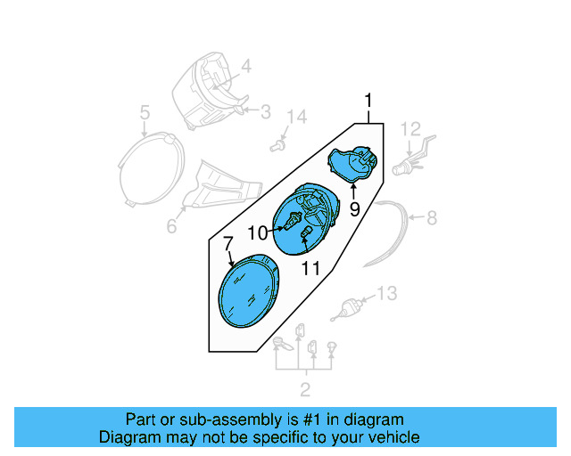 Headlamp Assembly 1C0-941-029-K - View 5