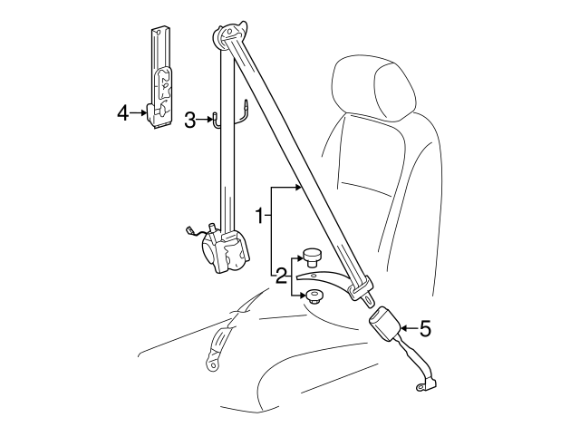Buckle End 1K3-857-756-BJ-YLZ
