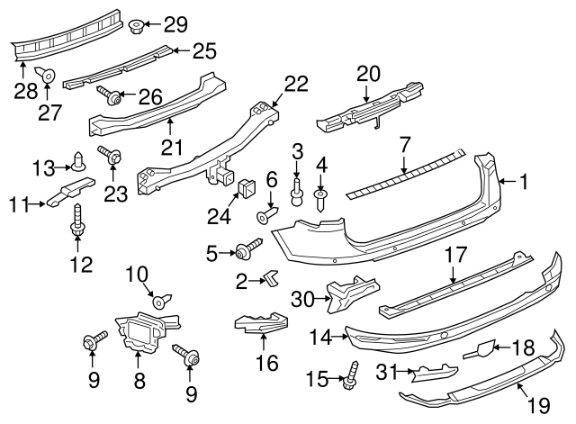 Mount Bracket Nut N-015-082-10 - View 22