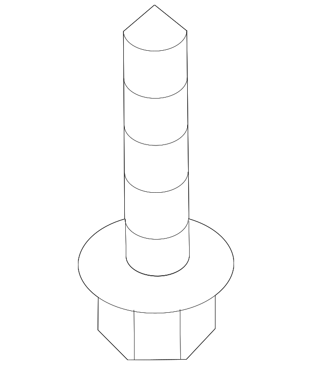 Bumper Cover Mount Bolt WHT-003-954 - View 47