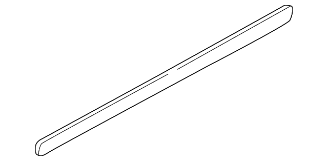 Body Side Molding (Unpainted) 1j4853515ggru - View 6