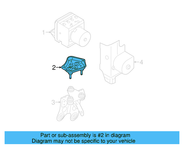 Mount Bracket 3AA-614-235 - View 3