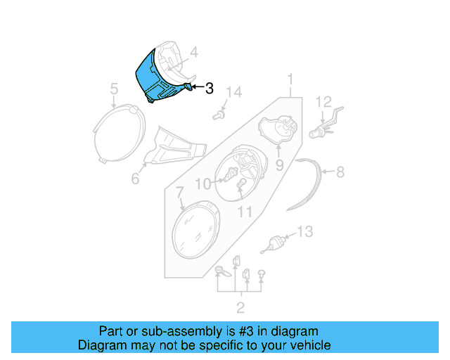 Headlamp Assembly Catch 1C0-806-629-A - View 19