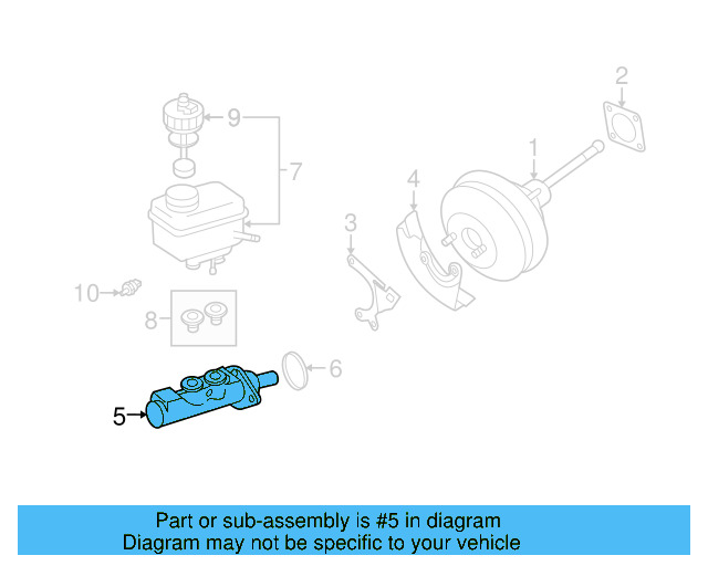 Master Cylinder Gasket 1J0-611-243-B