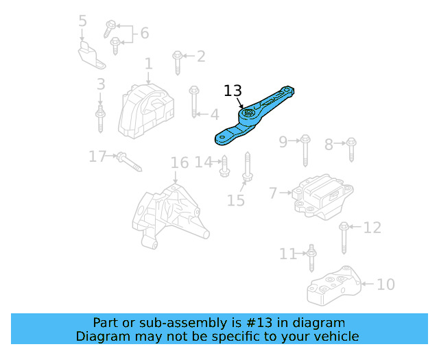 Rear Support 1K0-199-855-BJ - View 26