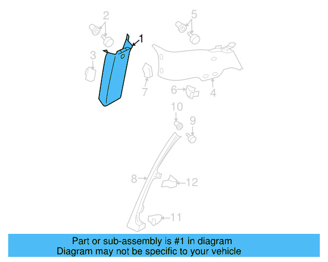 Lower Quarter Trim 3C9-867-766-B-9B9 - View 7