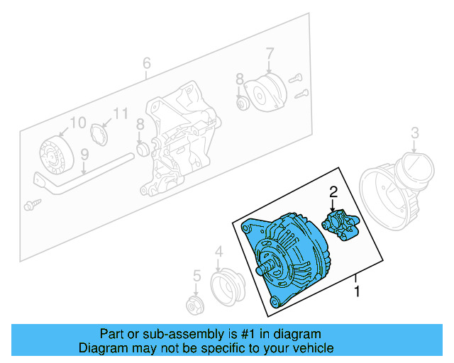 Alternator 028-903-025-Q - View 6
