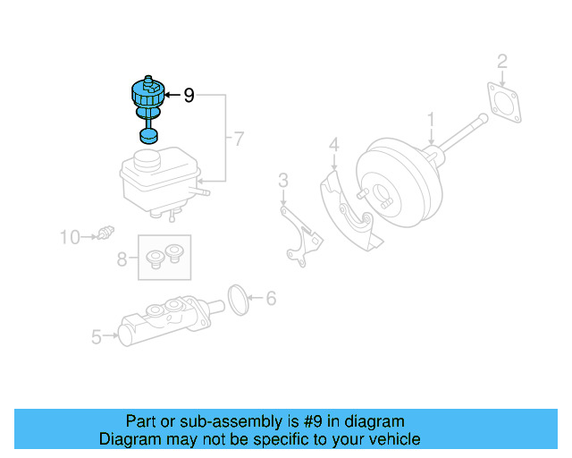 Reservoir Cap 1J1-611-349 - View 3