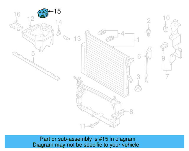 Cap 1J0-121-321-B - View 7