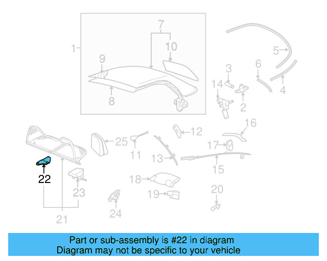 Air Deflector Coupling 1Y0-862-656 - View 5