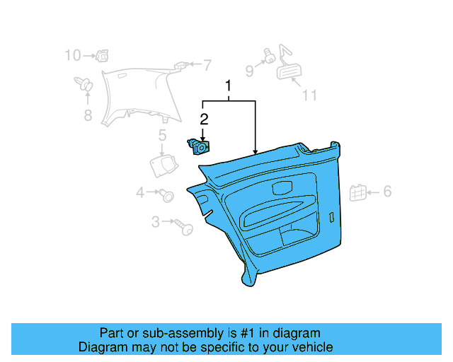 Lower Quarter Trim 5K3-867-043-AM-V0D