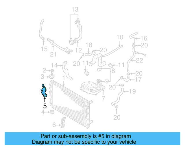 Air Duct 3B0-121-284-E - View 6