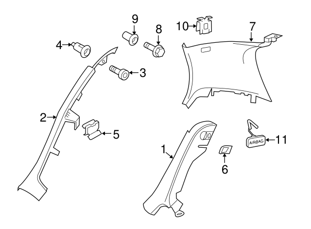 Fender Liner Screw N-907-750-01 - View 128
