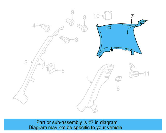 Body B 1K0-853-437-B-82V - View 20