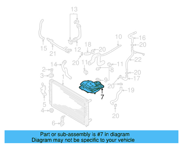 Reservoir 8D0-121-403-L - View 19