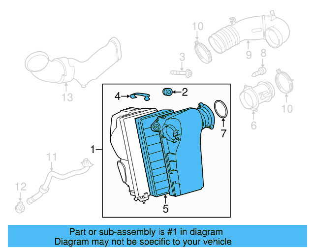 Air Cleaner Assembly 7P6-129-607-Q