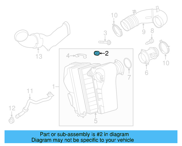Air Cleaner Assembly Mount Kit 7L0-198-129-A - View 36