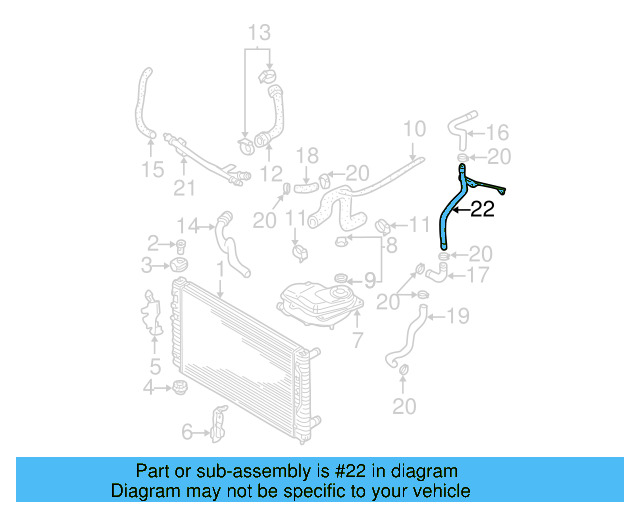 Water Pipe 078-121-081-Q - View 4