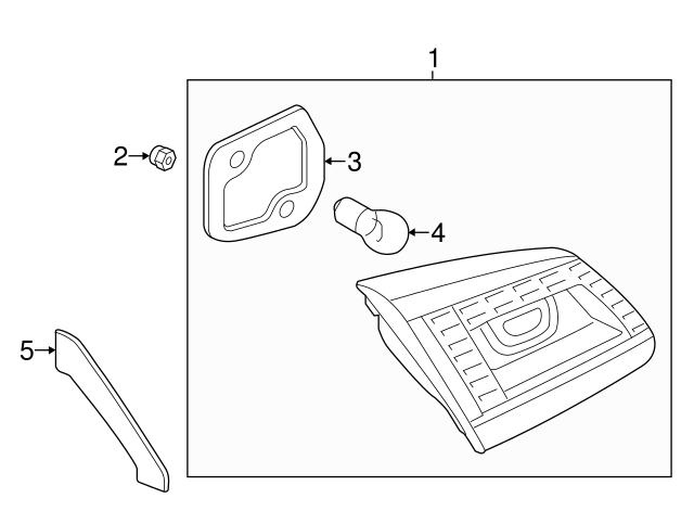 Backup Lamp Assembly Nut N-100-173-04 - View 8