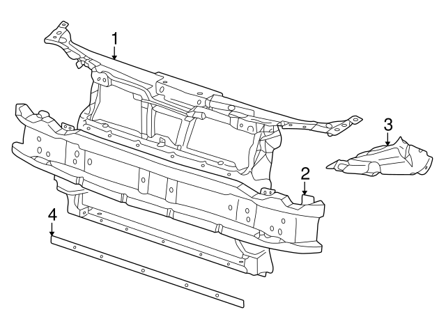 Radiator Support 1E0-805-591