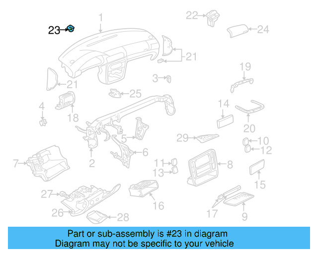 Sun Load Sensor Cover 3B0-819-681-4ET - View 7