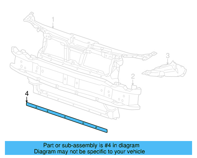 Cross Bar 1E0-803-143 - View 2