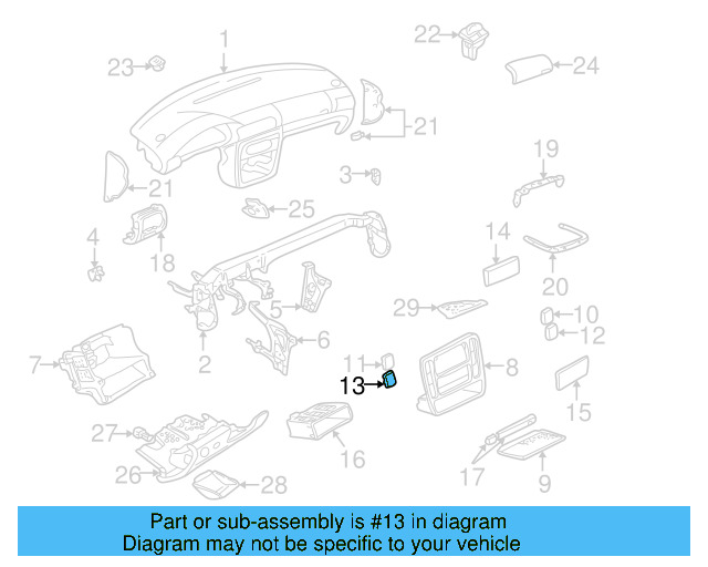 Side Cover 3B0-858-036-A-2AQ - View 8