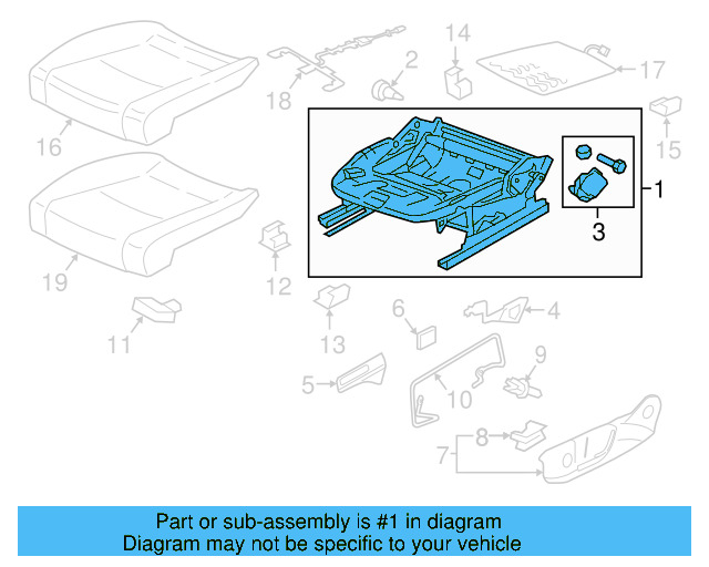 Seat Frame 5Q4881105A