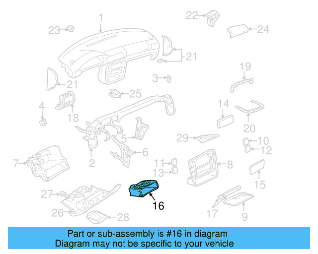 Storage Tray 3B0-857-058-2AQ - View 3