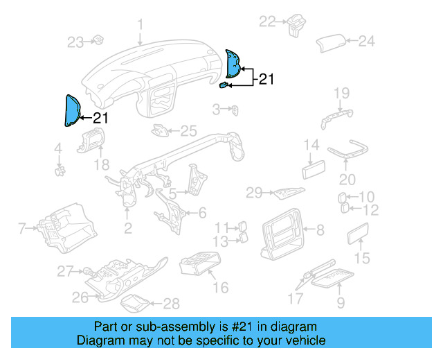 Side Cover 3B0-858-036-A-2AQ - View 6