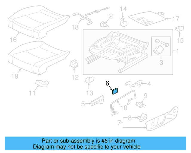Adjust Handle Retainer Clip 1K0-881-449 - View 57