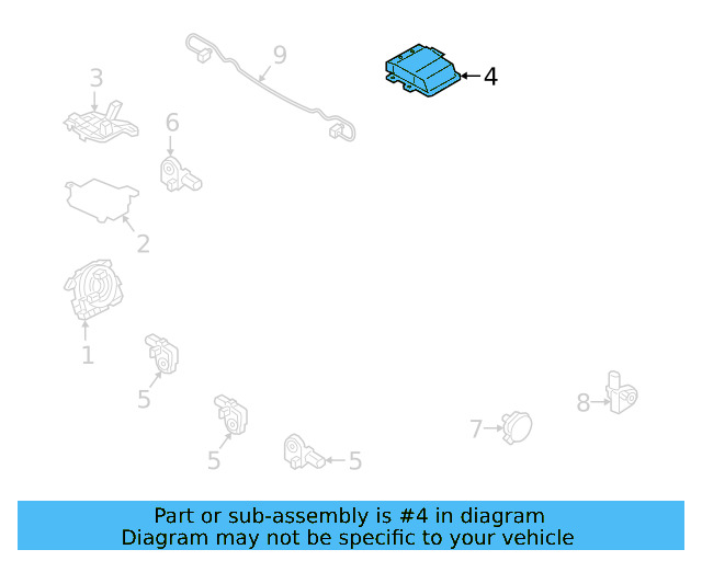 Control Module 3Q0-959-655-DL - View 4