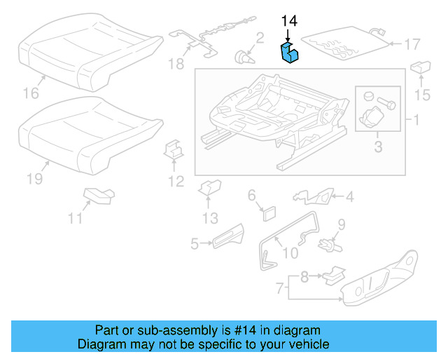 Track End Cover 5G0-881-348-E-9B9 - View 4
