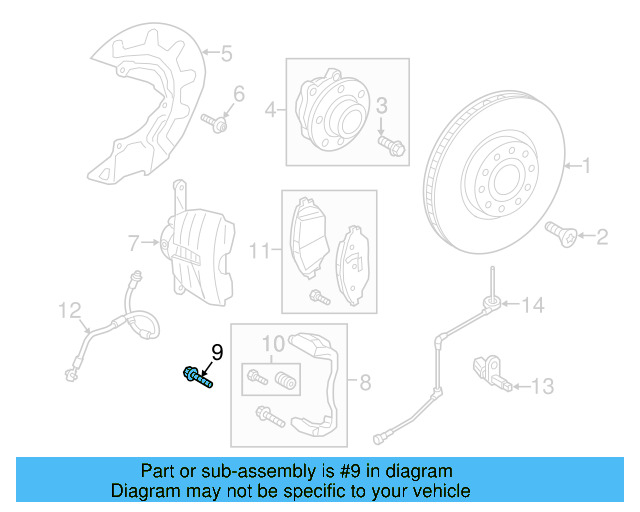 Disc Brake Caliper Pin Bolt WHT-010-085 - View 2