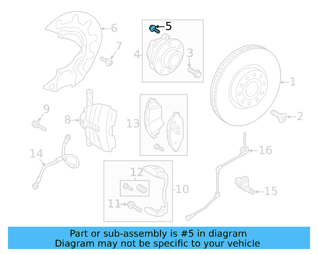 Hub Assembly Mount Bolt WHT-004-835 - View 17