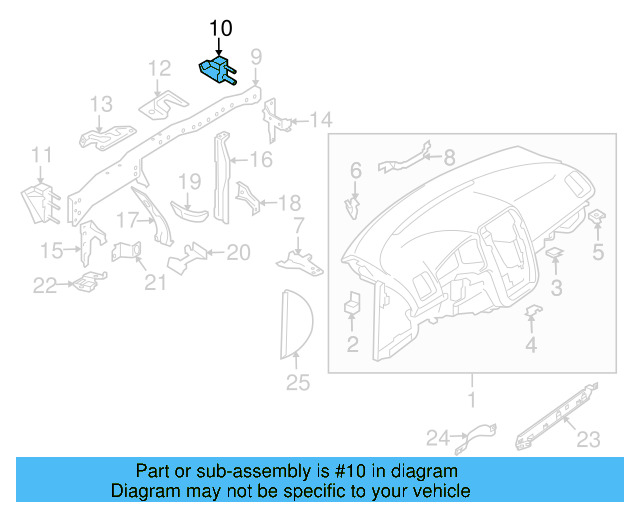 Bracket 1K1-857-022-D - View 46